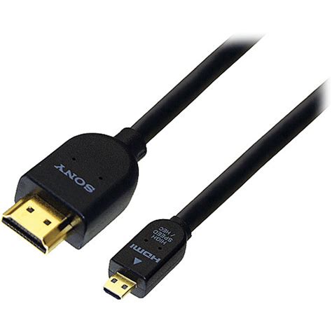 Sony High Speed Hdmi To Micro 14 Cable 5 Dlcheu15 Bandh Photo