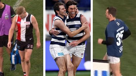 AFL Results 2022 Geelong Cats Defeat St Kilda Saints Round 21 Live