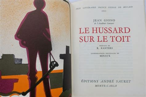 GIONO Jean Le Hussard Sur Le Toit Les Livres Anciens