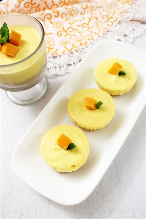 Eggless Mango Cheesecake Spice Up The Curry