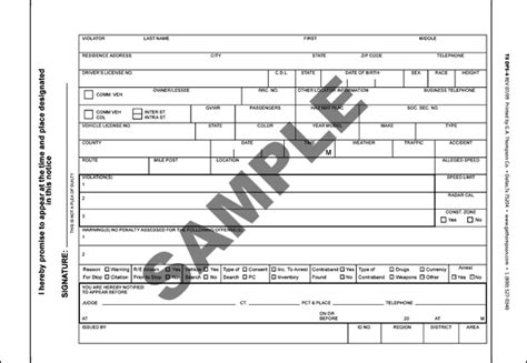 Form Tx Dps 4 Texas Citation