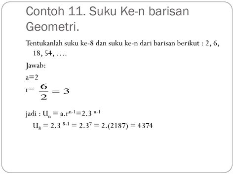 Inilah 17 Contoh Soal Suku Ke N Barisan Geometri [terlengkap] Inilah 17 Contoh Soal Suku Ke