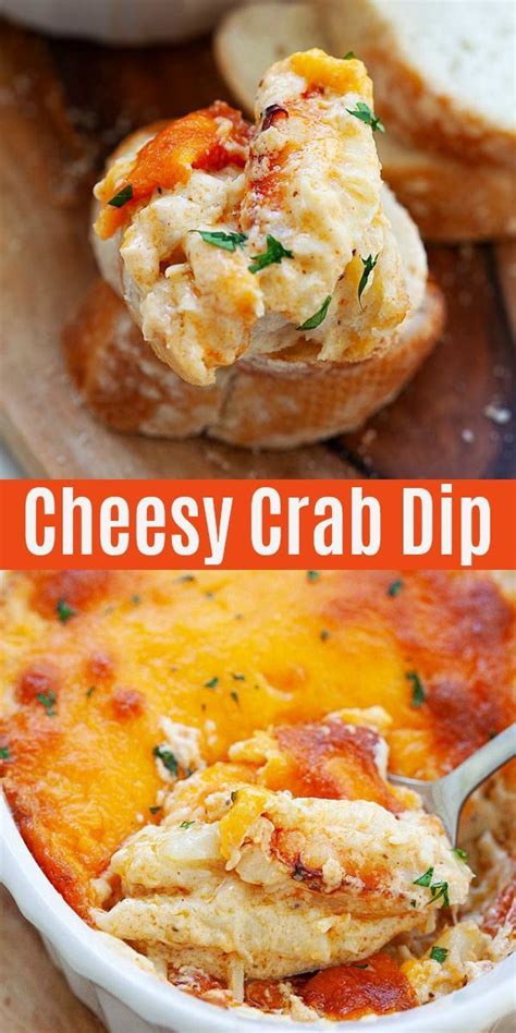 Crab Dip Extra Cheesy With Cream Cheese Rasa Malaysia Fast