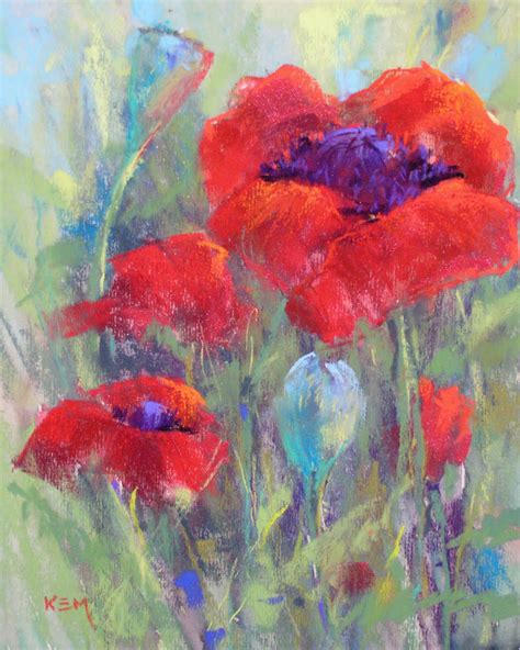 Painting My World: A New Red Poppy Painting SOLD