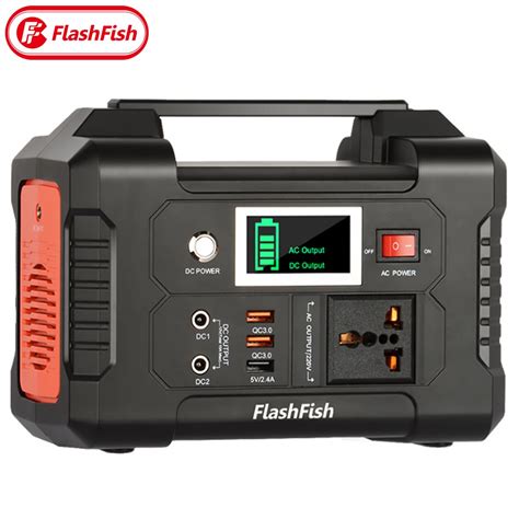 Flashfish Power Station V V Ac W Portable Solar Generator