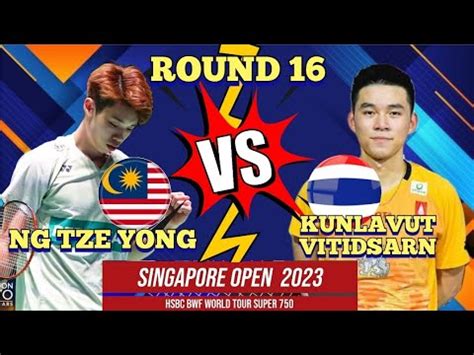 R Ng Tze Yong Kunlavut Vitidsarn Singaporeopen