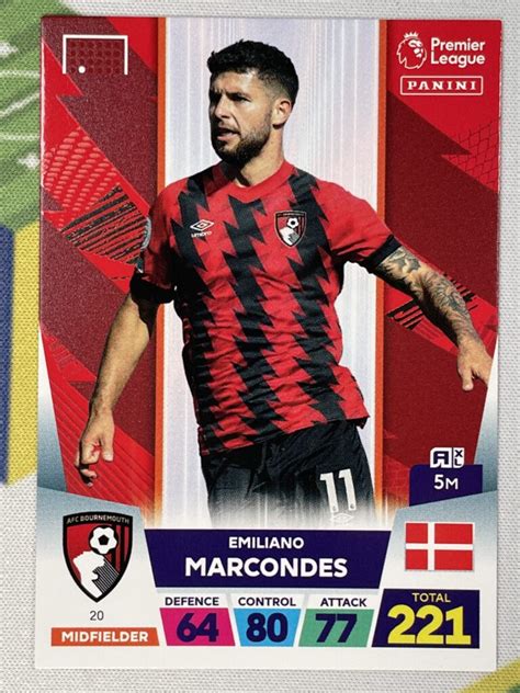 Emiliano Marcondes Bournemouth Base Panini Premier League Adrenalyn