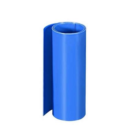 Blue Pvc Heat Shrinkable Sleeves For Battery Mm Size Mm