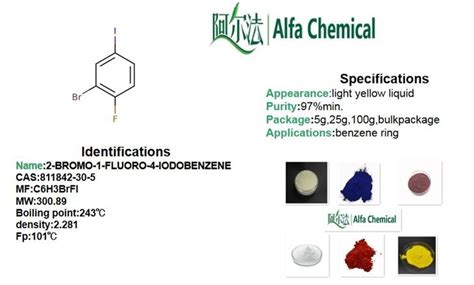 China 2 BROMO 1 FLUORO 4 IODOBENZENE CAS 811842 30 5 Manufacturers