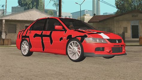 NFS Carbon Paintjob Mitsubishi Lancer Evo IX Kenji As Previon GTA San