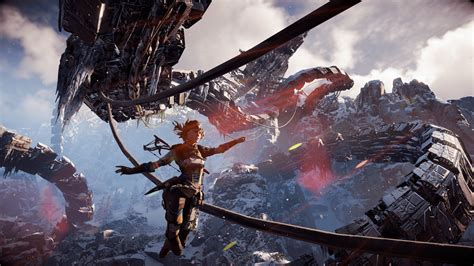 Horizon Zero Dawn Screenshot Red Head Redemption R PS4