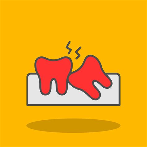 Wisdom Tooth Filled Shadow Icon 42950967 Vector Art at Vecteezy