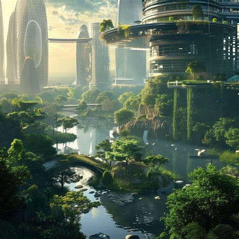 The Concept of a City of the Future with Renewable Resources. Ecoenergy ...