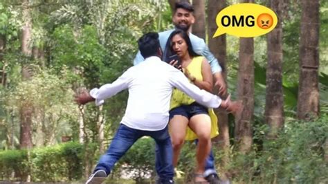 Hugging Prank With Twist Pranks In India Hugging Prank On Girls