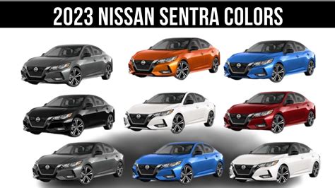 All Available Colors Before You Buy 2023 Nissan Sentra YouTube