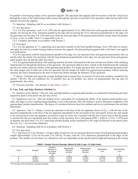 ASTM C473 12 Standard Test Methods For Physical Testing Of Gypsum