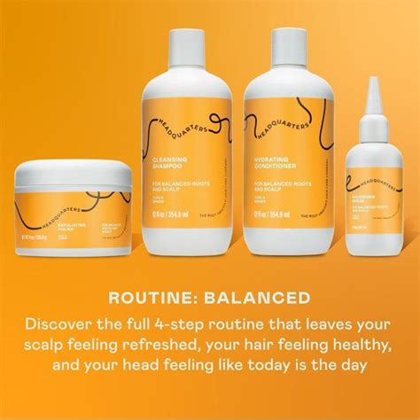 Headquarters Balanced Roots And Scalp Nourishing 3 Fl Oz