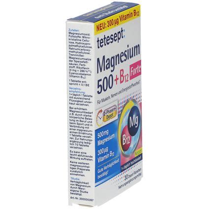 Tetesept Magnesium B Forte St Shop Apotheke