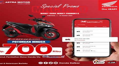 Pakai Aplikasi Motorku X Beli Motor Dapat Diskon Hingga Rp 700 Ribu