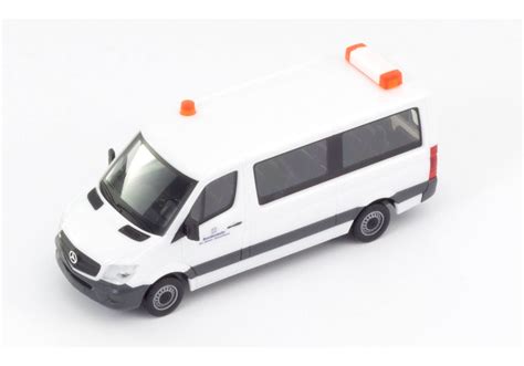 Herpa Mercedes Benz Sprinter Bus FD Schwertransport Begleitung