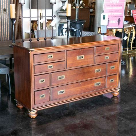 Lexington Nautica Home Cherry Campaign Style Dresser From The Nautica