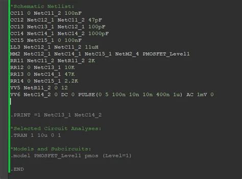 Working With A Spice Netlist Altium Designer 25 And 24 Technical