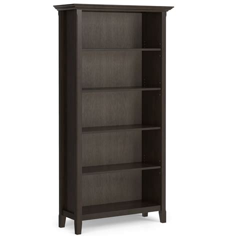 Amherst 36 inch 5 Shelf Bookcase – Simpli Home