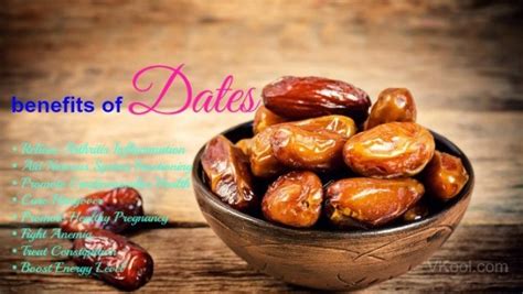 8 Health benefits of dates