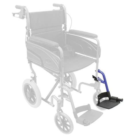 Repose Pied Gauche Complet Pour Fauteuil De Transfert Alu Lite Invacare