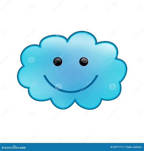 Smiling Cloud Stock Illustration Illustration Of Meteorology