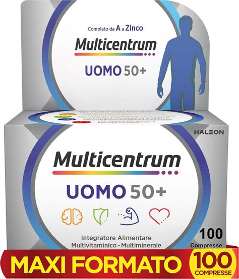 Multicentrum Uomo 50 Integratore Alimentare Multivitaminico Completo