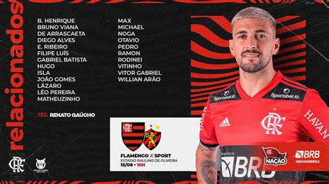 Pedro Flamengo Divulga Lista De Relacionados Para Jogo Contra