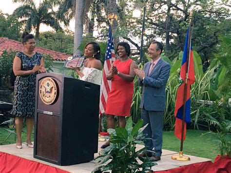 U S Embassy Haiti On Twitter Haiti S First Lady Martinejmoise And