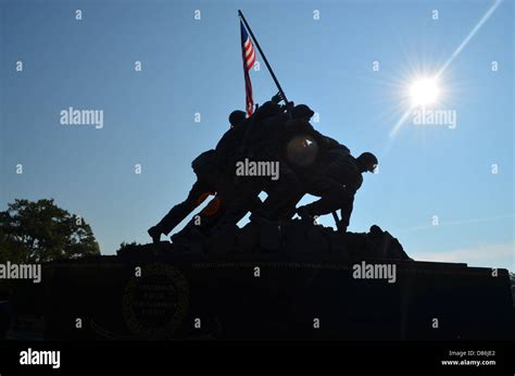 iwo jima memorial stock photo alamy
