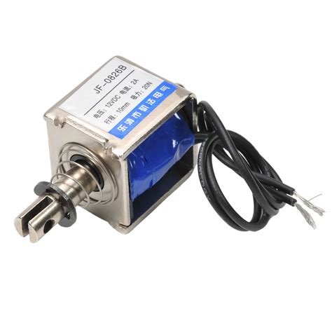 Snapklik Fielect Dc V N Push Pull Type Solenoid Electromagnet