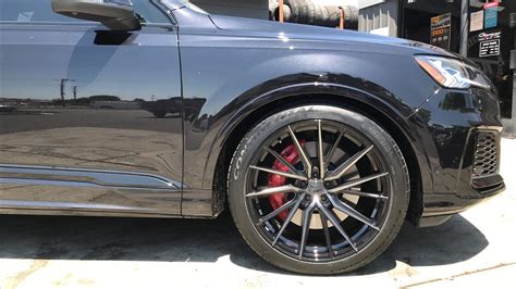 2020 Audi SQ7 Black Vossen HF 4T Wheel Wheel Front