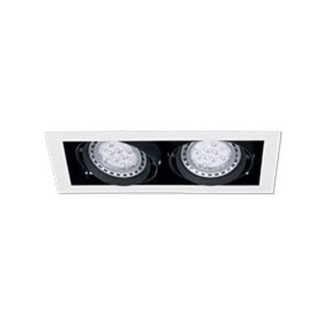 Spot Embutir Space De 2 Luces Centiluz