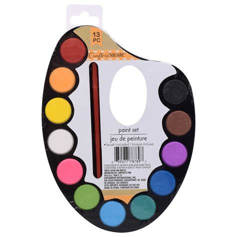 Bulk 12-Color Watercolor Paint Palette Sets | Dollar Tree