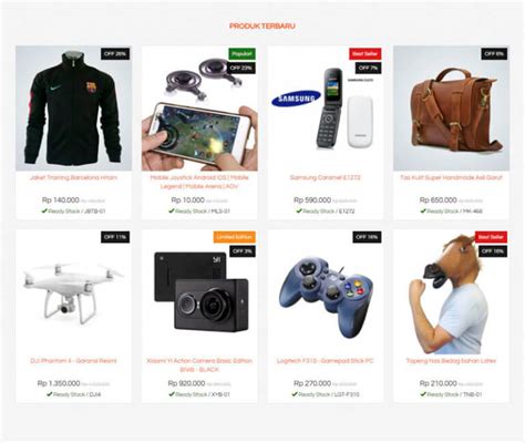 Mau Website Toko Online Keren Fitur Lengkap Harga Hemat