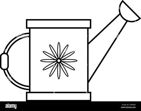 Watering Can Icon Outline Style Stock Vector Image Art Alamy