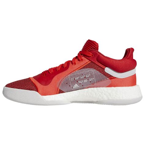 Adidas Rubber Marquee Boost Low Basketball Shoes In Red For Men Lyst