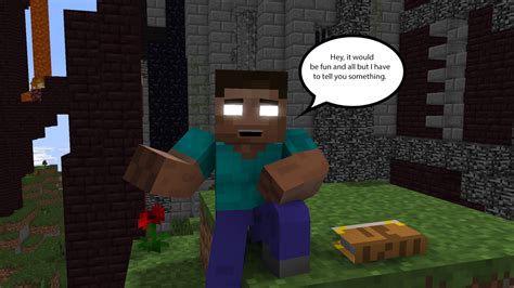 Ask The Minecraft Herobrine Herobrine Now Get Out Of My Sight Herobrine