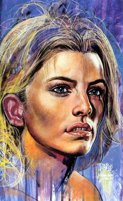 Face Drawing Painting Illustration Portrait Glenn Fabry Preacher