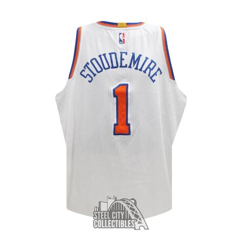 Amare Stoudemire Game Used New York Adidas White Basketball