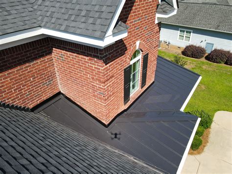 Standing Seam Black Crosby Roofing And Seamless Gutters