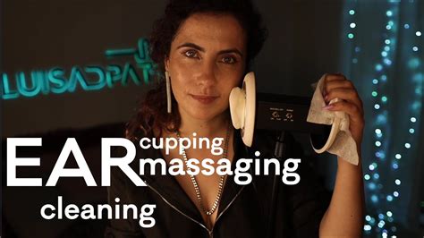 Asmr Ear Cleaning Ear Cupping Ear Massaging Sleep Well Youtube