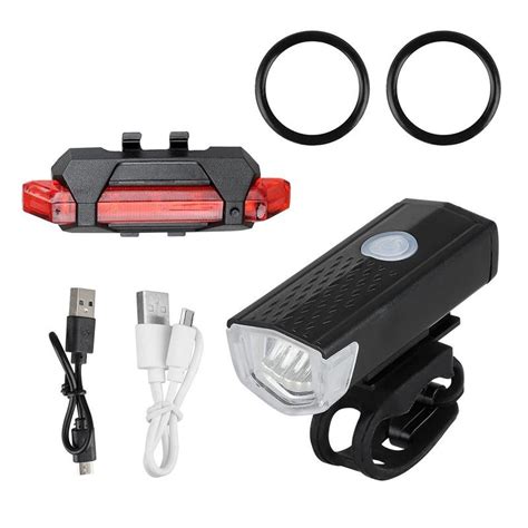 Kaufe Fahrrad Fahrrad Licht USB LED Wiederaufladbare Set MTB Rennrad