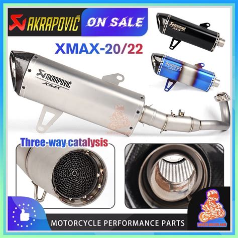 Motorcycle Akrapovic Scooter Xmax Muffler Xmax New Exhaust Pipe