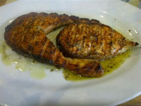 Taverna Kyclades, Astoria, Queens | Salmon and rice, Food, Foodie