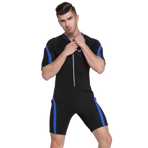 Big Promo Sbart Mm Neoprene Men Scuba Snorkeling Bodysuits Short